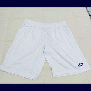 Yonex white mens tennis short. Never used, brand new.